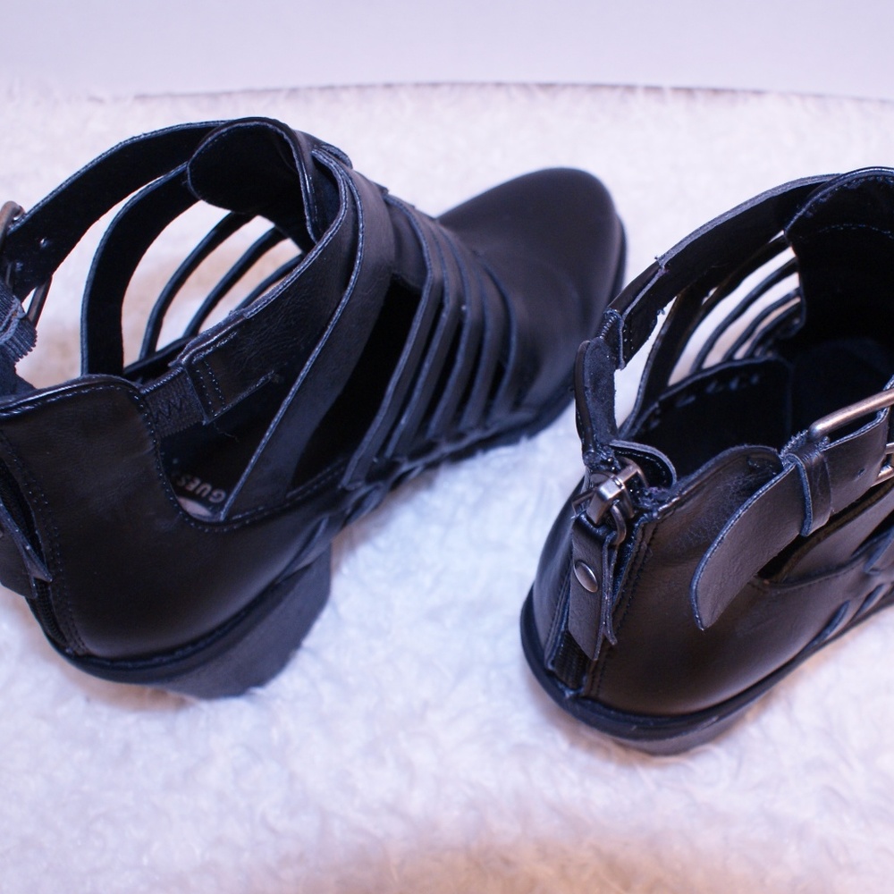 Women's Guess Giya Caged Booties Size 8.5M, Black - Picture 6 of 8
